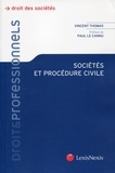 Vincent Thomas - Sociétés et procédure civile.