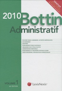  Litec - Bottin administratif 2010 - Volume 1.