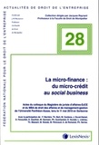Francois Barrière - La micro-finance : du micro-crédit au social business.