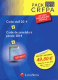 Laurent Leveneur et Gilbert Azibert - Pack CRFPA - 3 volumes : Code civil 2014 + Code de procédure pénale 2014 + Préparer le grand oral du CRFPA.