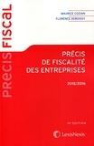 Maurice Cozian et Florence Deboissy - Précis de fiscalité des entreprises 2015-2016.