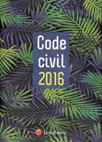 Laurent Leveneur - Code civil 2016 - Jaquette palmes.
