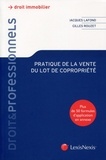 Jacques Lafond et Gilles Rouzet - Pratique de la vente du lot de copropriété.