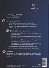 Code de commerce. Version eBook incluse  Edition 2018