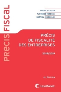 Florence Deboissy et Martial Chadefaux - Précis de fiscalité des entreprises.