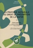 Franck Roussel - La pratique notariale du droit de préemption de la Safer - Juin 2016.