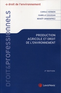 Carole Hermon - Production agricole et droit de l'environnement.
