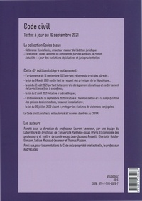 Code civil. Jaquette Purple Van  Edition 2022