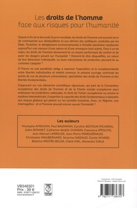 Les droits de l'homme face aux risques pour l'humanité