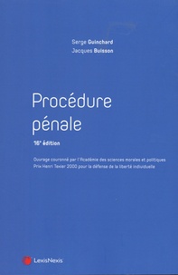 Serge Guinchard et Jacques Buisson - Procédure pénale.