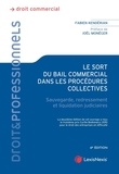 Fabien Kendérian - Le sort du bail commercial dans les procédures collectives - Sauvegarde, redressement et liquidation judiciaires.