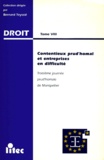  Collectif - Contentieux Prud'Homal Et Entreprises En Difficulte. Tome 8.