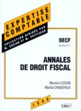 Maurice Cozian et Martial Chadefaux - Decf Epreuve N° 1 Droit Fiscal. Annales.
