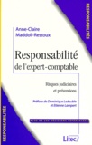 Anne-Claire Madolli-Restoux - Responsabilité de L'expert-comptable - Risques judiciaires et préventions.