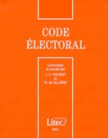 Michel de Villiers et Jean-Yves Vincent - Code Electoral 2001.