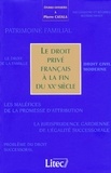  Anonyme - Le Droit Prive Francais A La Fin Du Xxeme Siecle. Etudes Offertes A Pierre Catala.