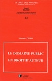 Stéphanie Choisy - Le Domaine Public En Droit D'Auteur.