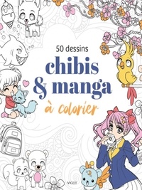  Vigot - 50 dessins chibis & manga à colorier.