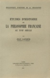 Jean Laporte - Etudes d'histoire de la philosophie française au XVIIe siècle.