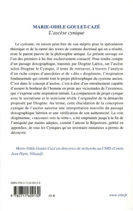 L'ascèse cynique. Un commentaire de Diogène Laërce VI 70-71