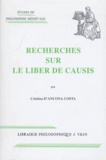 Cristina D'ancona-Costa - Recherches sur le "Liber de causis".