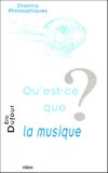 Eric Dufour - Qu'est-ce que la musique ?.