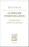 Gérard Sondag - Le principe d'individuation - De principio individuationis.