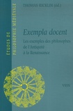 Thomas Ricklin - Exempla docent - Les exemples des philosophes de l'Antiquité à la Renaissance, Actes du colloque international 23-25 octobre 2003, Université de Neuchâtel.