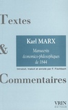 Karl Marx - Marx - Manuscrits économico-philosophiques de 1844.