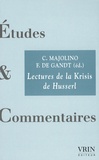 Claudio Majolino et François De Gandt - Lectures de la Krisis de Husserl.