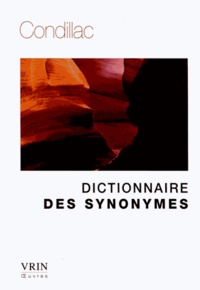 Etienne de Condillac - Dictionnaire des synonymes.