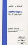  Albert le Grand - Métaphysique - Livre 11, Traités II et III.