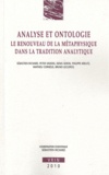 Sébastien Richard - Analyse et ontologie - Le renouveau de la métaphysique dans la tradition analytique.