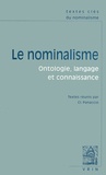 Claude Panaccio - Le nominalisme - Ontologie, langage et connaissance.