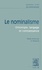 Claude Panaccio - Le nominalisme - Ontologie, langage et connaissance.