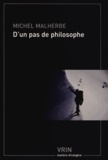 Michel Malherbe - D'un pas de philosophe en montagne.
