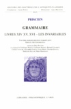 Priscien - Grammaire - Livres XIV, XV, XVI - Les invariables.