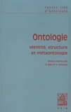 Frédéric Nef et Yann Schmitt - Ontologie - Identité, structure et métaontologie.