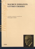 Maurice Emmanuel - Lettres choisies (1880-1938).