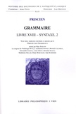  Priscien - Grammaire - Livre XVIII, Syntaxe 2.