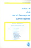 Gérard Jorland - Bulletin de la Société française de Philosophie 104e année, N° 4, octobre-décembre 2010 : Bergson empathie et relativite.