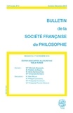 Michelle Beyssade - Bulletin de la Société française de Philosophie N° 4, octobre-décembre 2018 : Editer Descartes aujourd'hui - Table ronde.