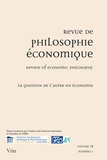  Anonyme - Revue de philosophie économique Volume 18 n°1/2017 : La question de l'autre en économie.