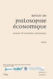  Vrin - Revue de philosophie économique  : .