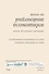 Gilles Campagnolo - Revue de philosophie économique Volume 24 N° 1, 2023 : La philosophie économique en Chine.