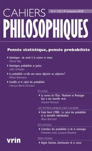  Anonyme - Cahiers philosophiques Volume 155 N° 4 : Pensée statistique, pensée probabiliste.