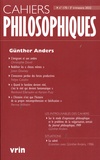 Nathalie Chouchan - Cahiers philosophiques N° 170/3e trimestre 2022 : Günther Anders.