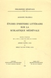 Augustus Pelzer - Etudes d'histoire littéraire sur la scolastique médiévale.