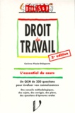 Corinne Pizzio-Delaporte - Droit Du Travail. 2eme Edition 1998.