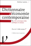 Mokhtar Lakehal - Dictionnaire D'Economie Contemporaine Et Des Principaux Faits Politiques Et Sociaux. 2eme Edition.